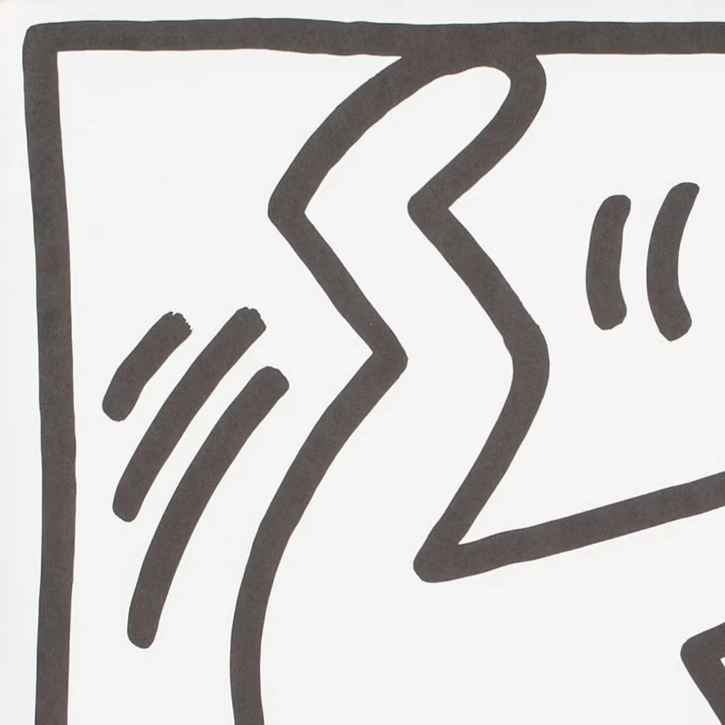 Lucky Strike poster from 1987 by Keith Haring - Dope! Gallery